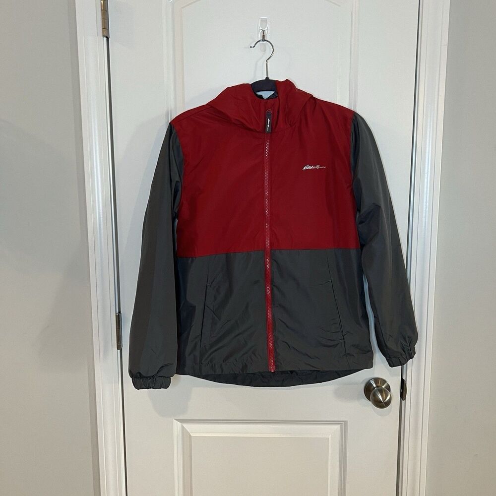 Eddie Bauer Boys Jacket Large Removable Fleece